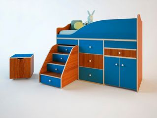 Мебель в детскую для одного ребенка 12